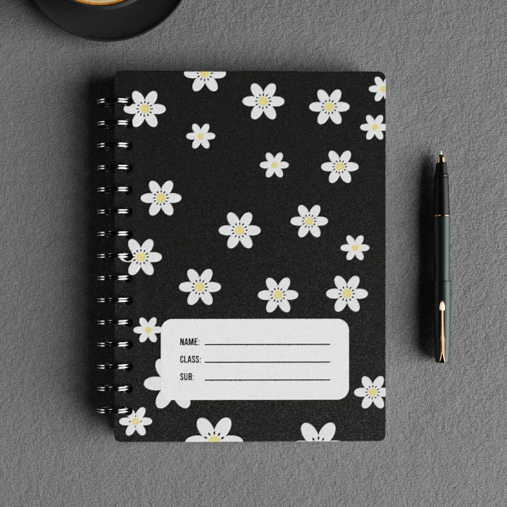 Custom printed notebook