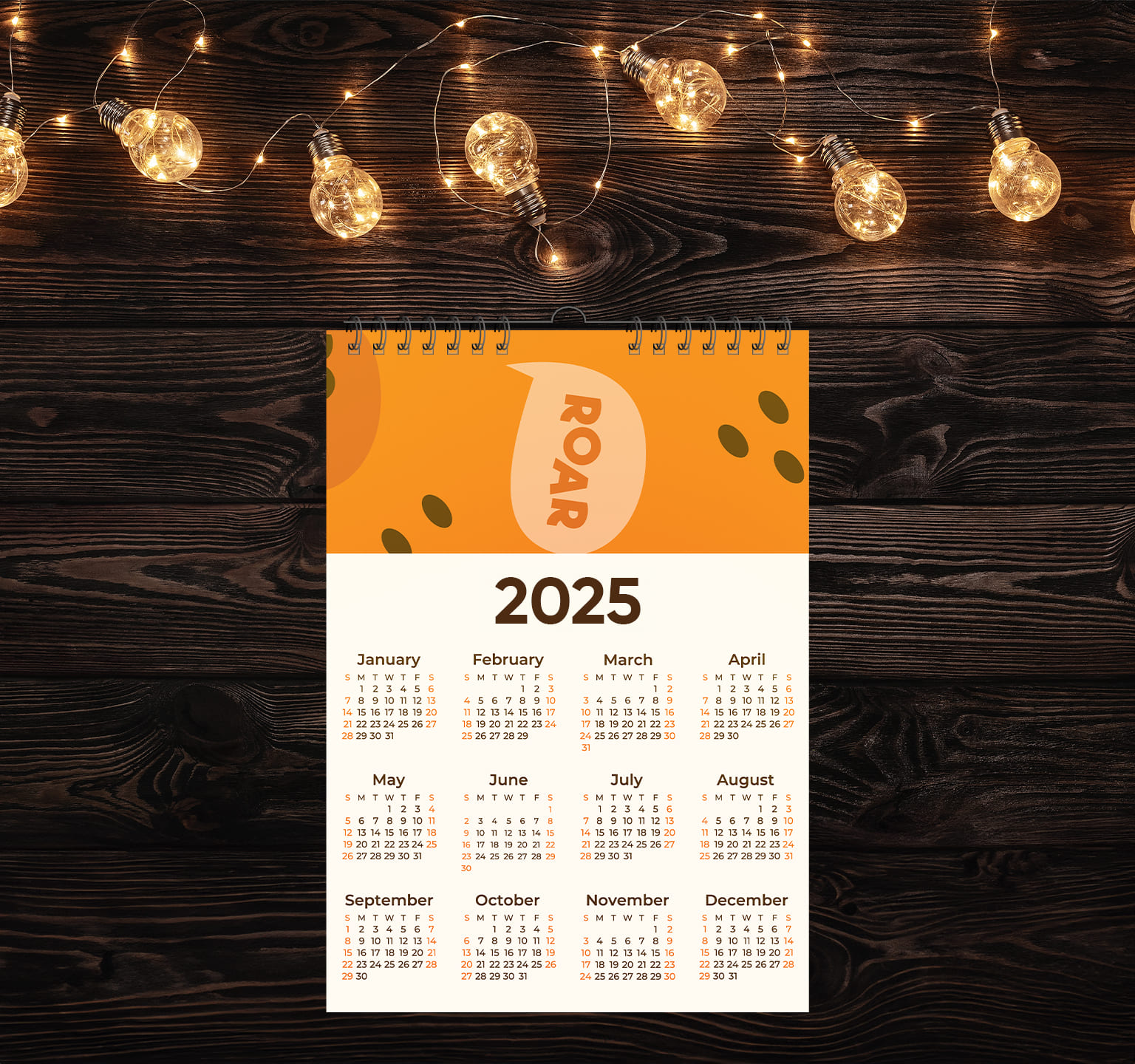 calendar printing 2025