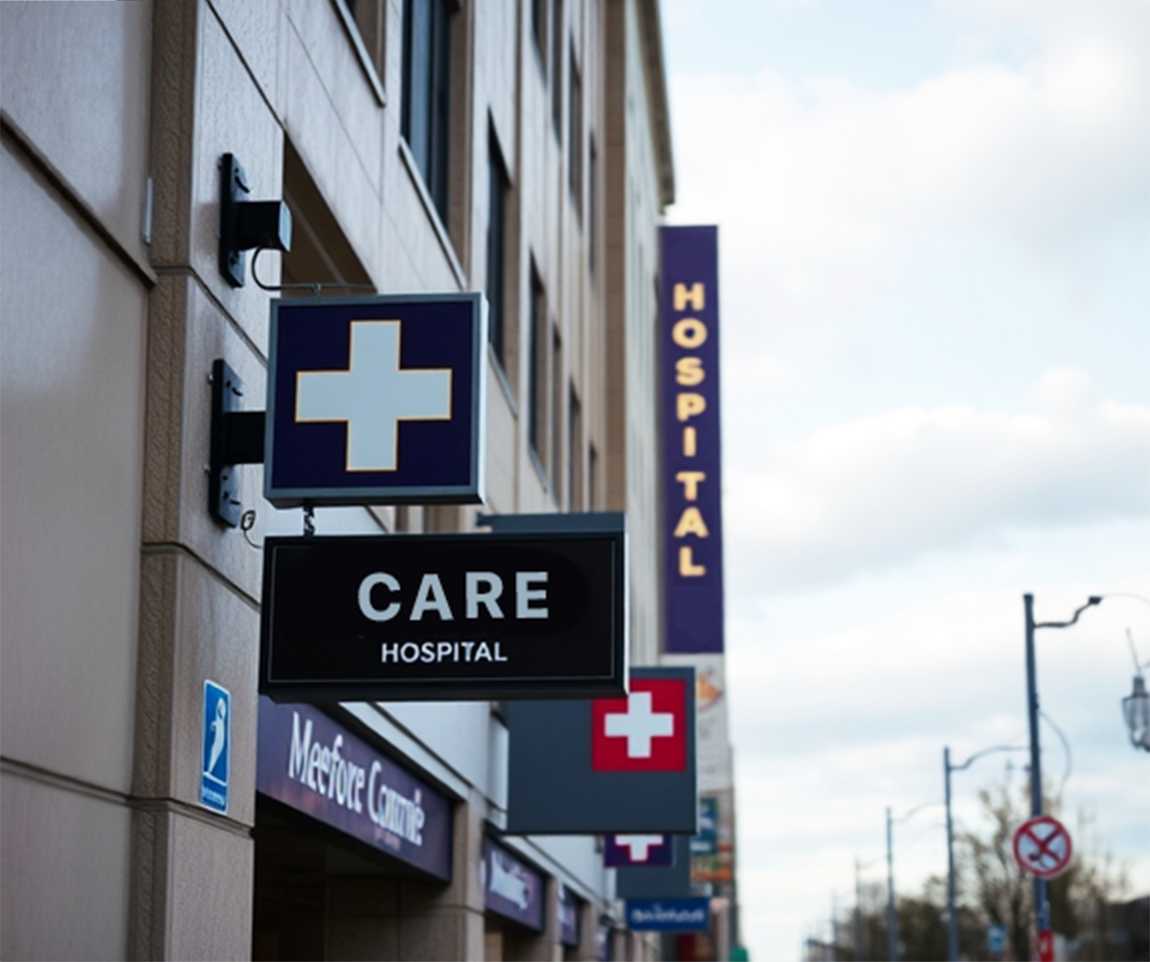 Hospital Sign Board