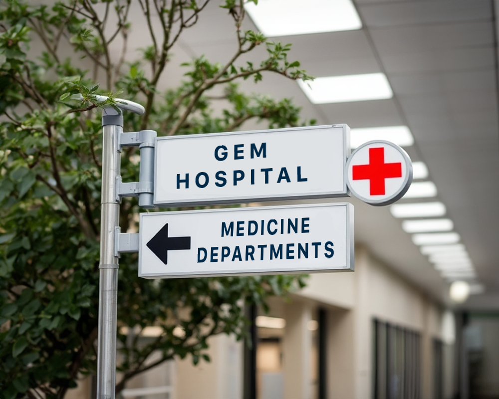 Hospital Wayfinding Signage